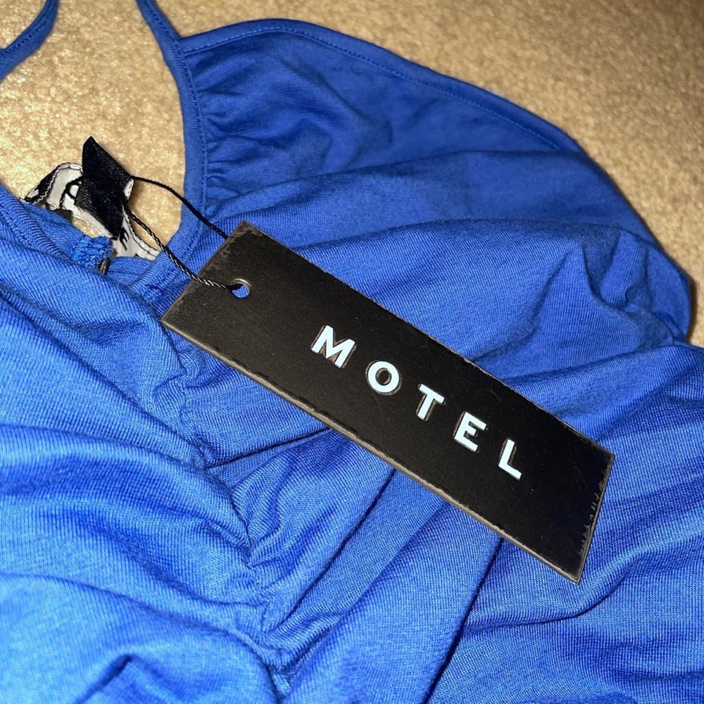 Motel Rocks Blue Mini Dress - Picture 4 of 4